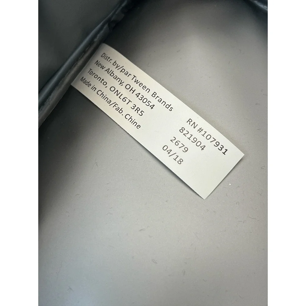 Justice Initial A Sequin Lunch Box Gray‎ Blue Iridescent New